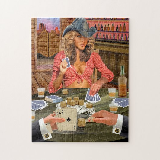 Puzzle Cowgirl Joueuse (Vertical)