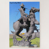 Puzzle Coyote Cowboy Alberta (Vertical)