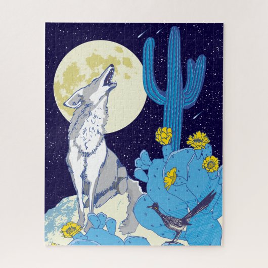 Puzzle Coyote de Howling 16x20 pour les personnes  (Vertical)