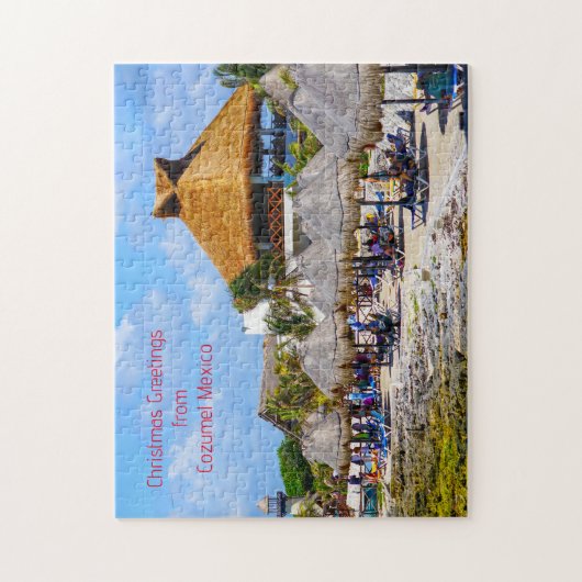 Puzzle Cozumel Mexique. (Vertical)
