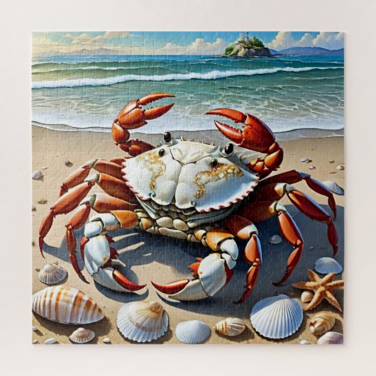Puzzle Crabe de plage vibrant (Vertical)