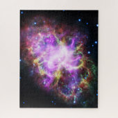 Puzzle Crabe Nebula Supernova Remnant Hubble Composite (Vertical)