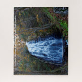 Puzzle Crabtree Falls North Carolina.voeux de Noël (Vertical)