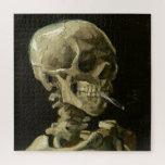 Puzzle Crâne à la cigarette par Van Gogh Peinture Art<br><div class="desc">Les tableaux de Van Gogh's Expressionist : Crâne avec toile de cigarette brûlante</div>