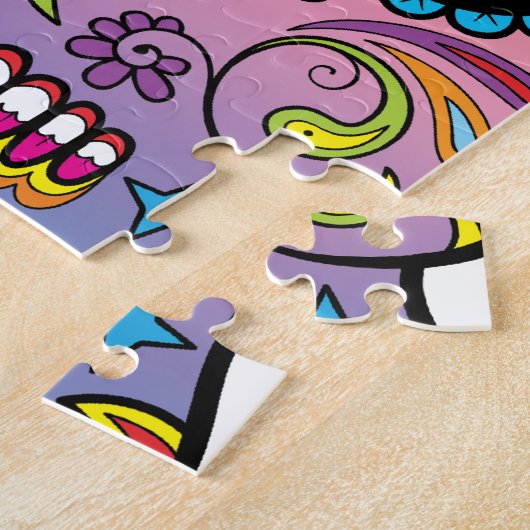 Puzzle Crâne à sucre (Côté)