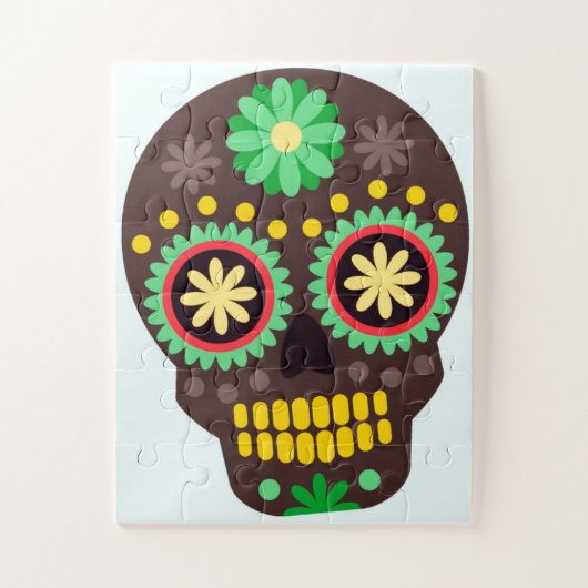 Puzzle Crâne à sucre (Vertical)
