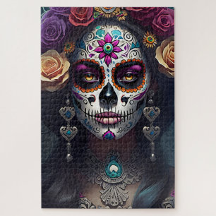Puzzle Crâne à sucre - Visages du souvenir