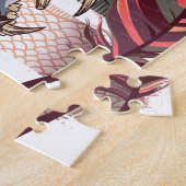 Puzzle Crâne animal de squelette de malédiction d'horreur (Côté)