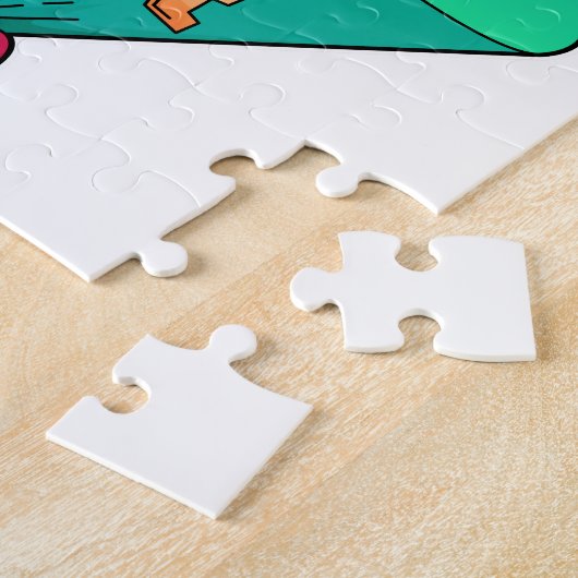 Puzzle Crâne aux échecs avec pièce d'échecs Rook (Côté)