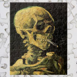 Puzzle Crâne avec cigarette brûlante par Vincent van Gogh<br><div class="desc">Crâne avec Cigarette Brûlante par Vincent van Gogh est un post impressionnisme d'art vintage de peinture à vie morte. Portrait du squelette humain fumant. Grande image à utiliser pour les produits anti-tabac. Fumer tue 1 000 personnes chaque année, aider quelqu'un à arrêter de fumer aujourd'hui. Grande image pour Halloween ou...</div>