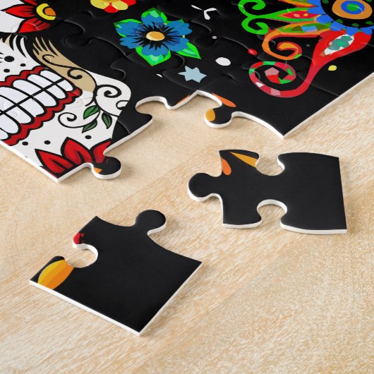 Puzzle Crâne de fiesta (Côté)