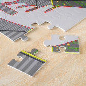 Puzzle crâne de logique gris (Côté)