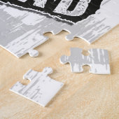 Puzzle Crâne de Mohawk Punk Rock Rocker Pas Mort (Côté)