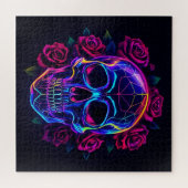 Puzzle Crâne de roses (Horizontal)