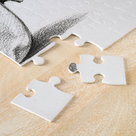 Puzzle Crâne de vache par Jean Bernard (Côté)