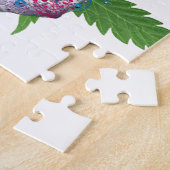 Puzzle Crâne Décoré Pot Feuille (Côté)