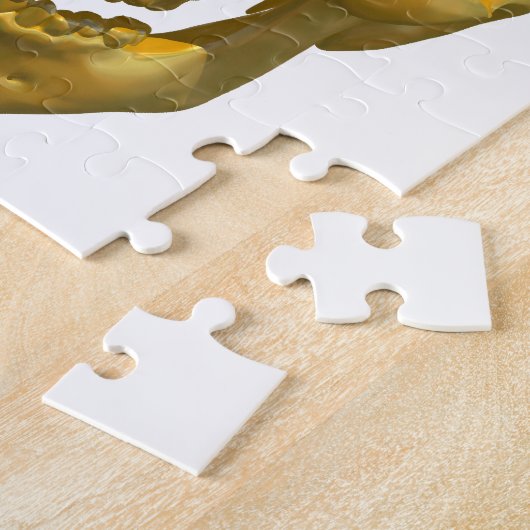 Puzzle Crâne d'or (Côté)