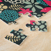 Puzzle Crâne en fleurs (Côté)