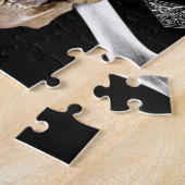 Puzzle Crâne et os maçonniques de Shriner avec Fez (Côté)