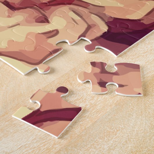 Puzzle Crâne et Rose (Côté)