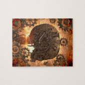 Puzzle Crâne extraordinaire de steampunk avec des (Horizontal)
