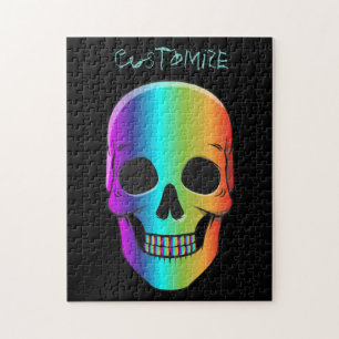 Puzzle Crâne humain psychédélique Thunder_Cove