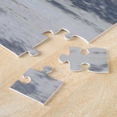 Puzzle Crâne Hydrangea Blue Butterfly Art (Côté)