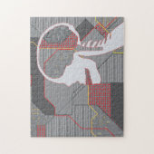 Puzzle crâne logique du coeur confus (Vertical)