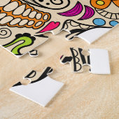 Puzzle Crâne mexicain de couleur (Côté)