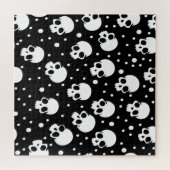 Puzzle Crâne monochrome Polka Dot (Horizontal)