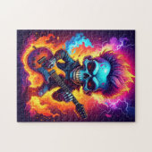 Puzzle Crâne Punk Rock (Horizontal)