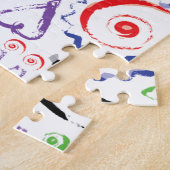 Puzzle Crâne sucre Père Noël (Côté)