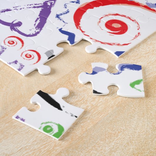 Puzzle Crâne sucre Père Noël (Côté)