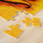 Puzzle Crâne - Tête diabolique avec serpent (Côté)