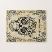 Puzzle Crâne vintage Memento Mori (Horizontal)