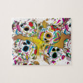 Puzzle Crânes à sucre (Horizontal)