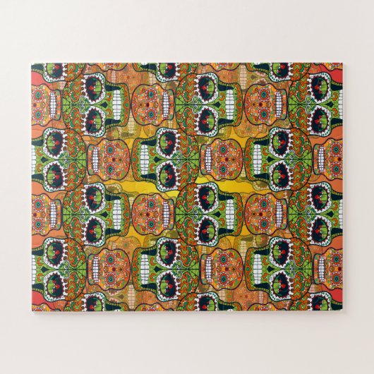 Puzzle Crânes à sucre (Horizontal)