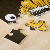 Puzzle Crânes de tournesol : Unique Motif sans fil. (Côté)