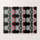 Puzzle Crânes humains décorés Art Thunder_Cove (Horizontal)