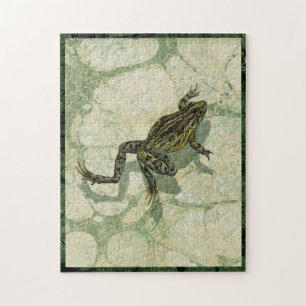 Puzzle Crapaud Swinning dans l'eau