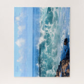 Puzzle Crashing Ocean Waves in Hawaii - 16x20 inch (Vertical)