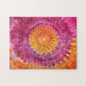 Puzzle Cravate-teinture rose et orange (Horizontal)