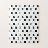 Puzzle Crayon Monogramme Frustrant (Vertical)