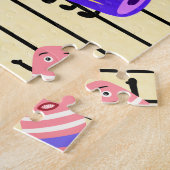 Puzzle Crayons et rubers amusants (Côté)