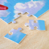 Puzzle Crayons Flottant Dans La Peinture Ciel (Côté)