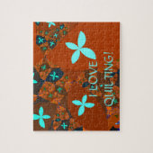 Puzzle Crazy Quilt Fractal Abstrait (Vertical)