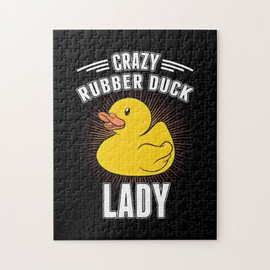 Puzzle Crazy Rubber Duck Girl (Vertical)