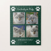 Puzzle Create your own cat photo collage monogram name (Vertical)