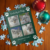 Puzzle Create your own cat photo collage monogram name