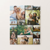 Puzzle Create Your Own Custom 14 Photo Collage (Vertical)